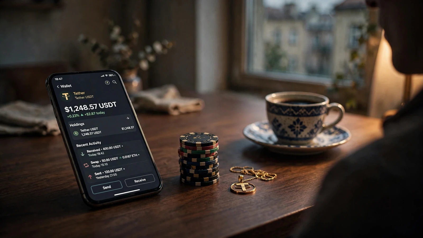Nejlepší online casino s vkladem přes Tether USDT
